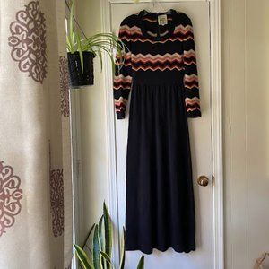 Aristokat vintage zig zag knit dress Small
